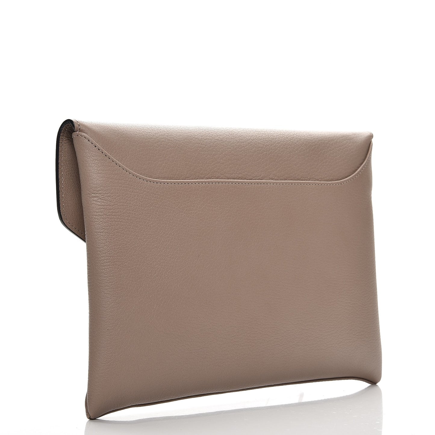 Sugar Goatskin Medium Antigona Envelope Clutch Mastic