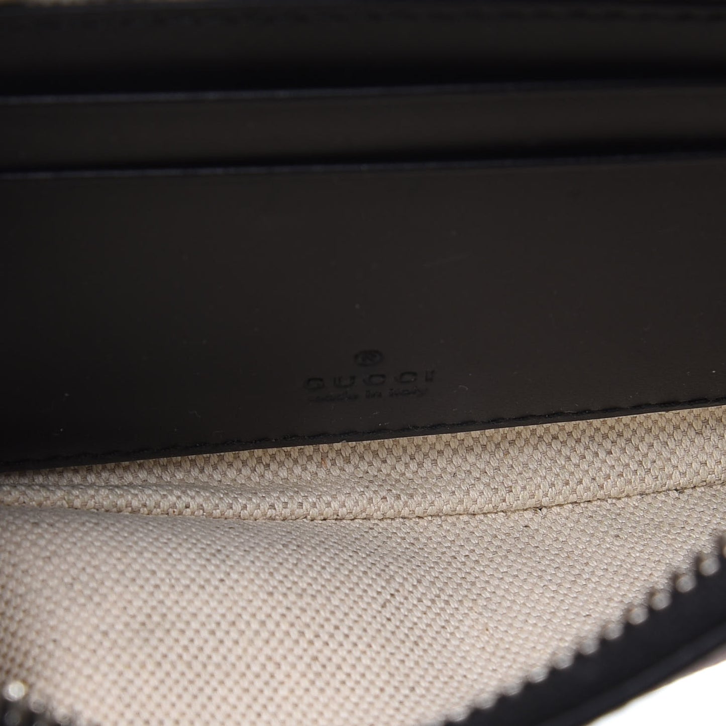 GG Supreme Monogram Kingsnake Zip Pouch Black