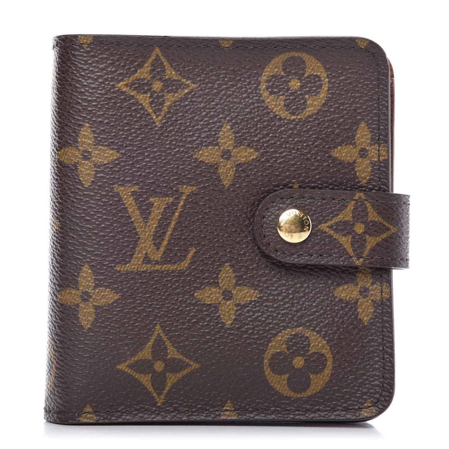 Monogram Compact Zippe Zipped Wallet