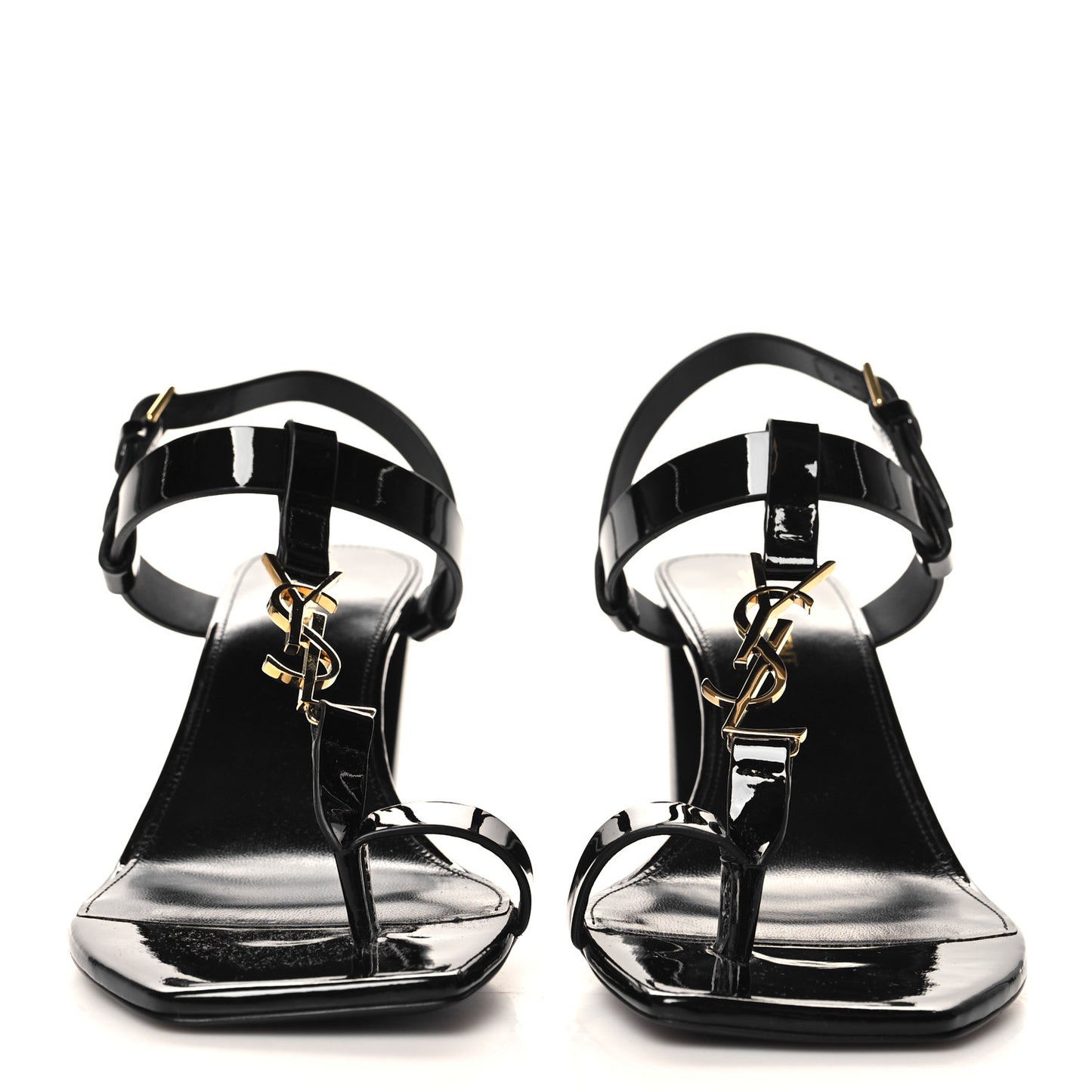 Calfskin Cassandra 75 Sandals 38 Black