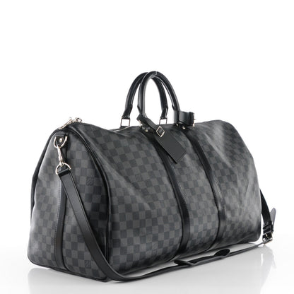 Louis Vuitton Damier Graphite Keepall Bandouliere 55 3 of 8