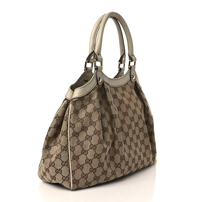 Gucci Monogram Medium Sukey Tote Off White 3 of 8