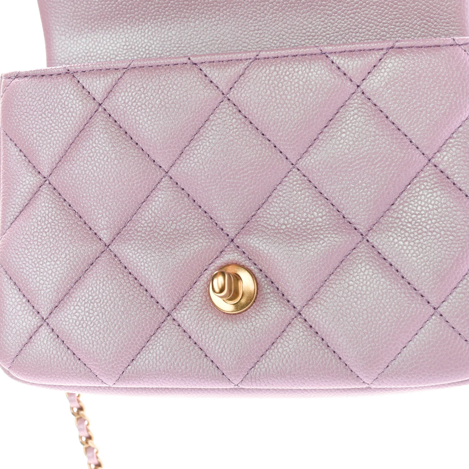 Chanel Iridescent Caviar Quilted Mini My Perfect Flap Pink 11 of 12