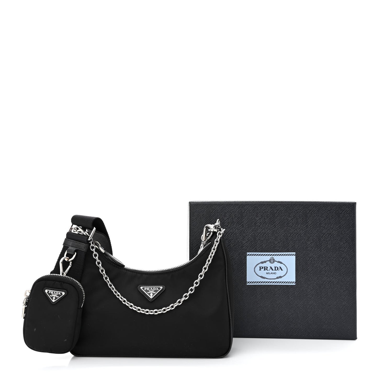 Nylon Re-Edition 2005 Shoulder Bag Black