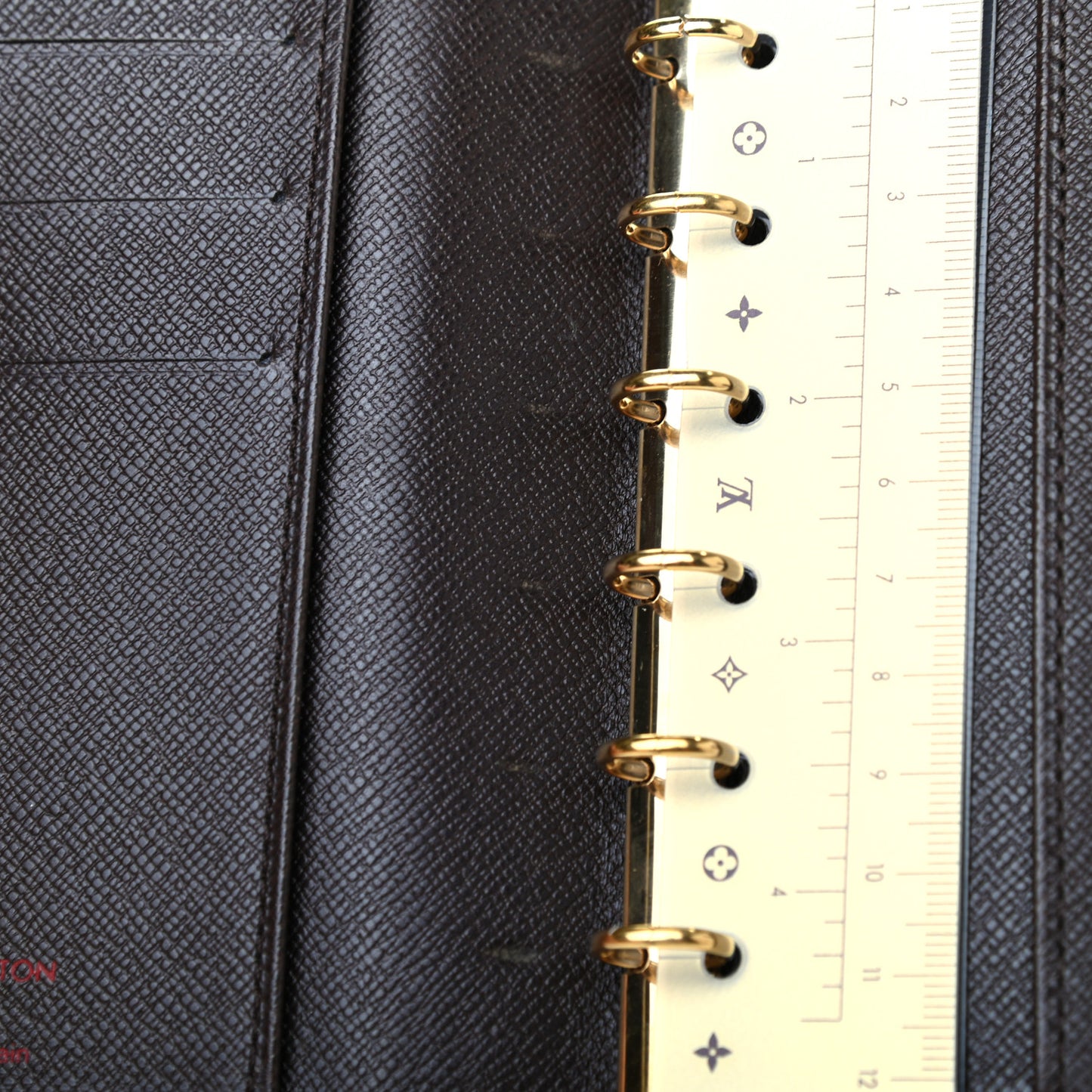 Damier Ebene Small Ring Agenda Cover