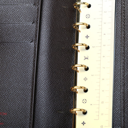 Louis Vuitton Damier Ebene Small Ring Agenda Cover 7 of 8