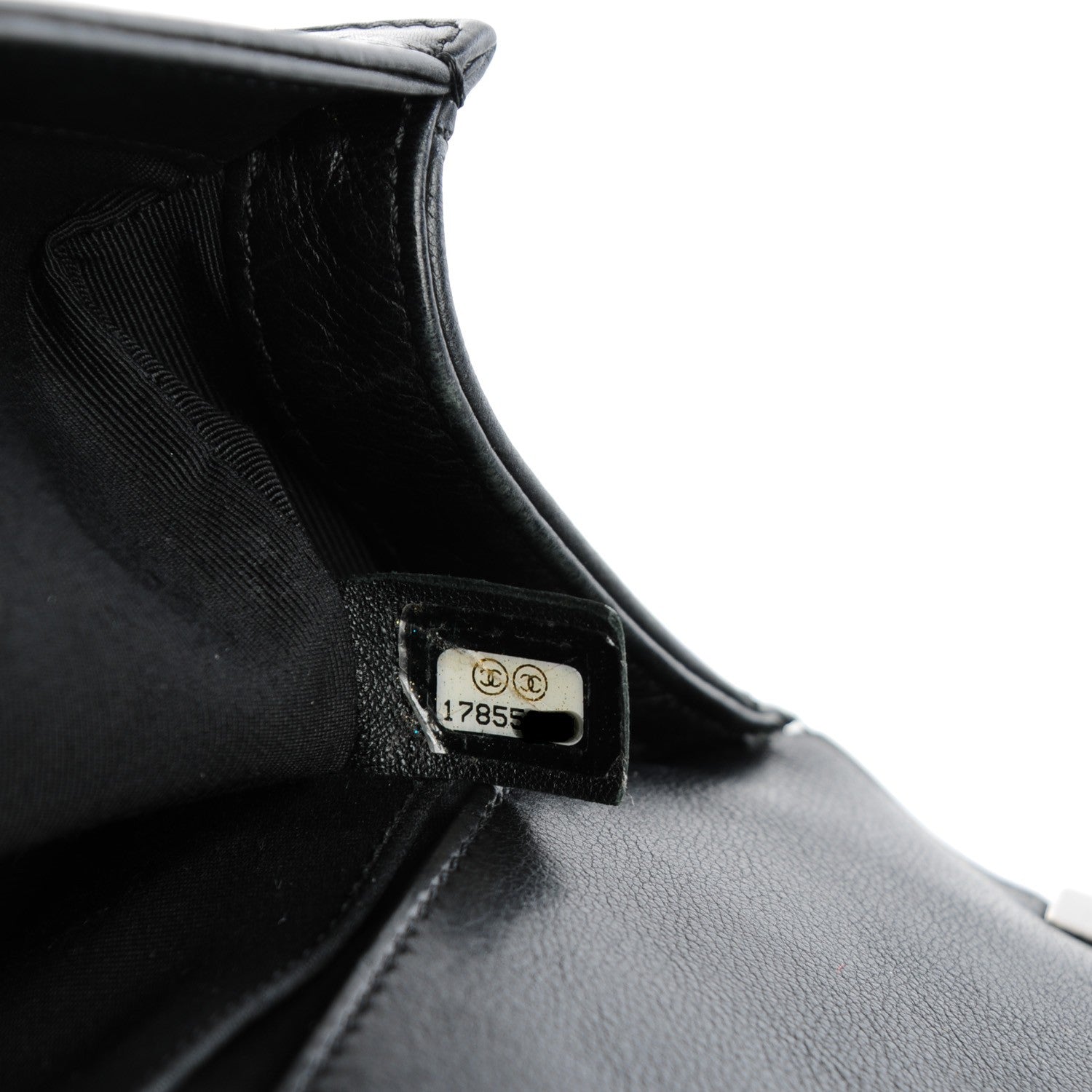 Chanel Calfskin Quilted Medium Boy Flap Black 9 of 9