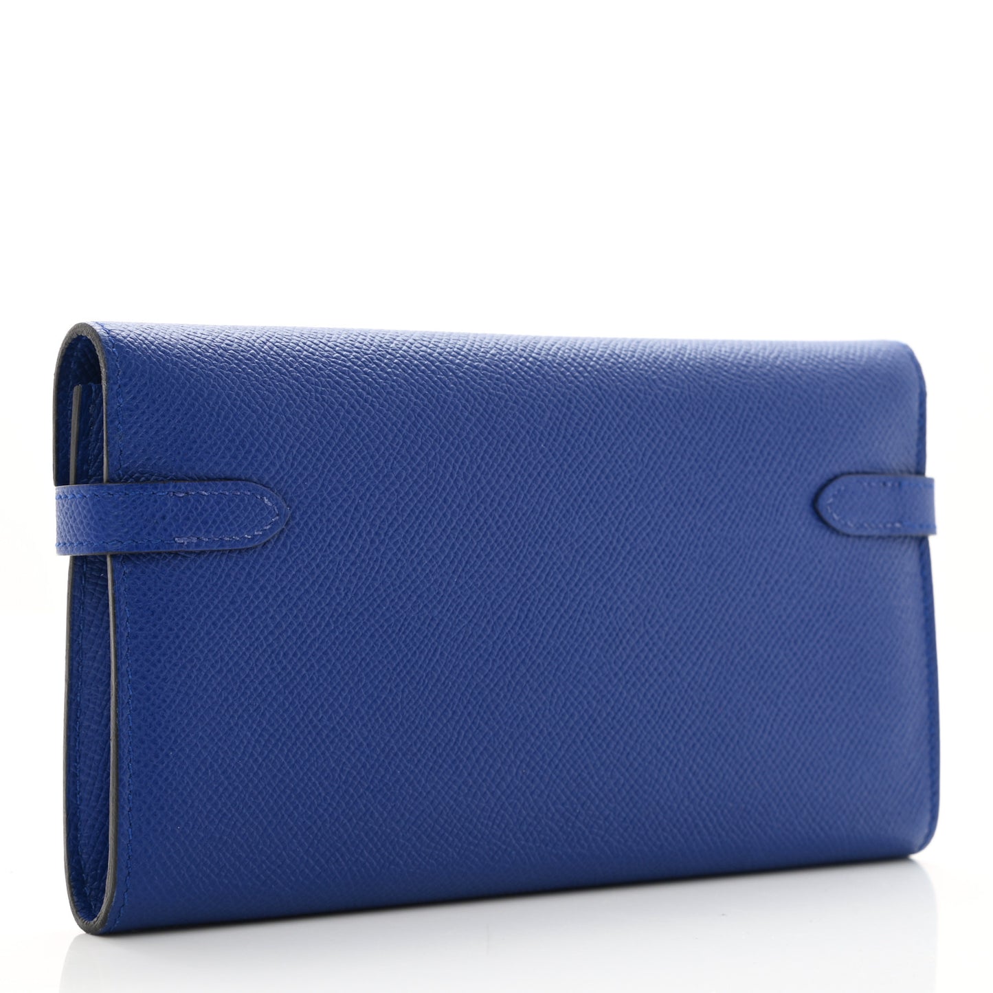 Epsom Kelly Longue Wallet Bleu Electrique