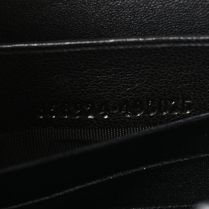 Gucci Nappa Matelasse Monochrome GG Marmont Wallet On Chain Black 6 of 11