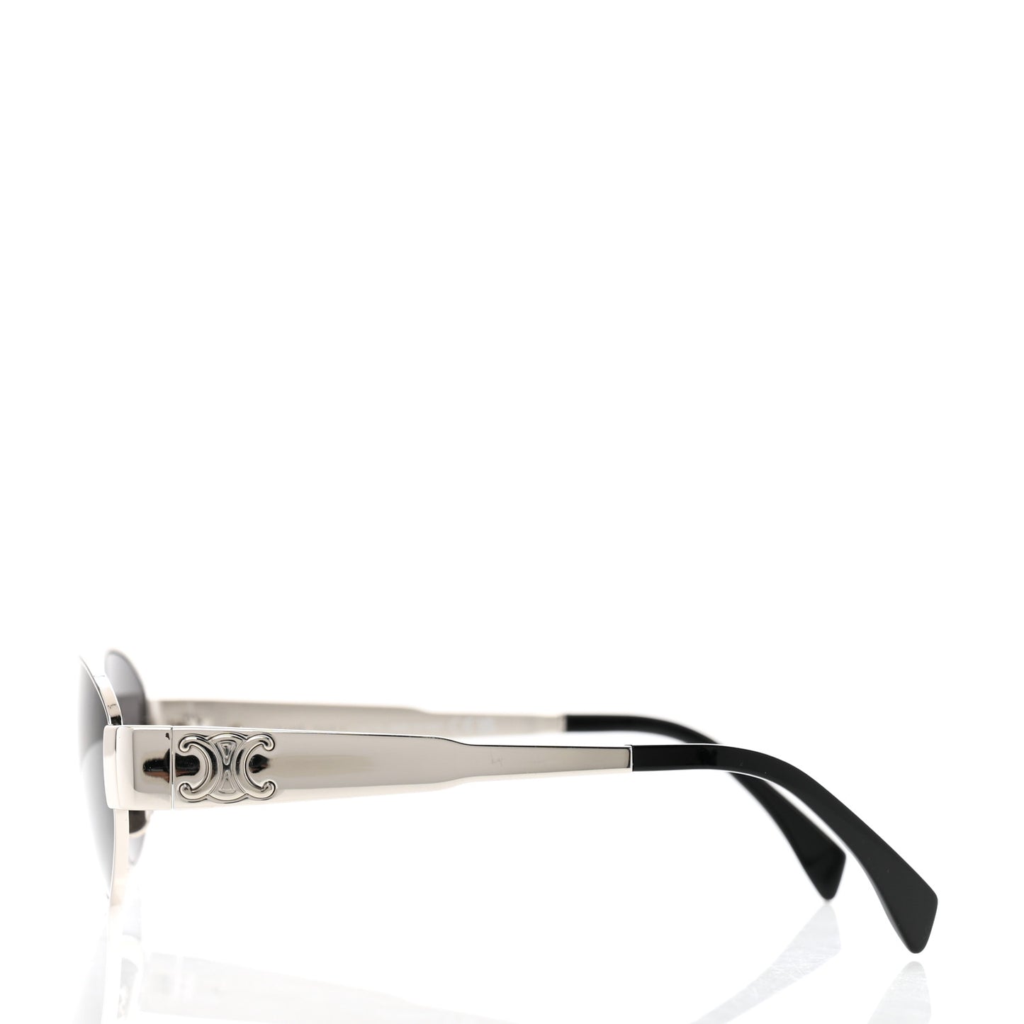 Metal Triomphe 01 Sunglasses CL40235U Silver Black