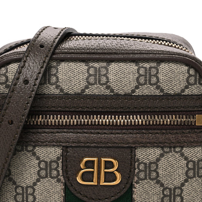Gucci X BALENCIAGA BB Supreme Monogram Web Mini Ophidia Messenger Beige New Acero 8 of 10