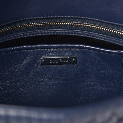 Miu Miu Nappa Matelasse Crystal Flap Clutch Bleuette 6 of 8