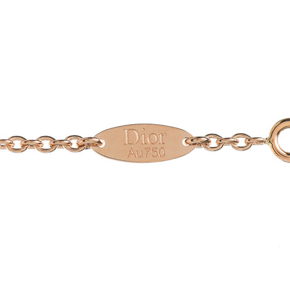 Christian Dior 18K Rose Gold Ruby Mother of Pearl Rose Des Vents Necklace 5 of 7