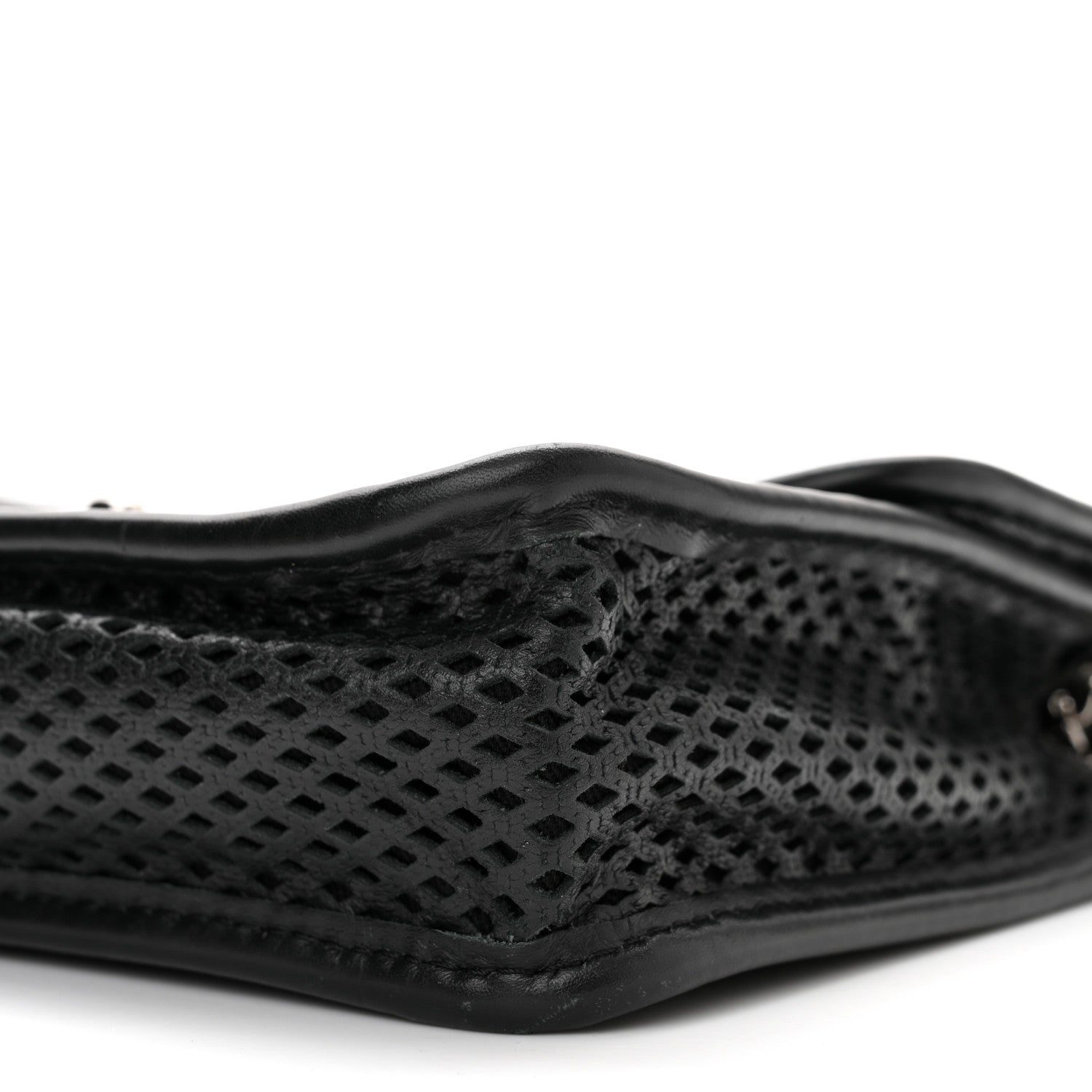 Chanel Metallic Perforated Calfskin Small Up In The Air Flap Black 10 of 10