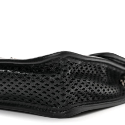 Chanel Metallic Perforated Calfskin Small Up In The Air Flap Black 10 of 10