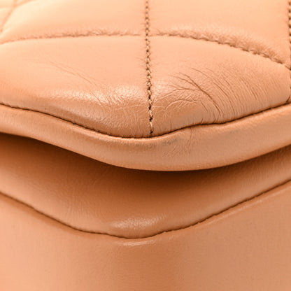 Chanel Lambskin Quilted Medium Trendy CC Flap Dual Handle Bag Camel 12 of 12