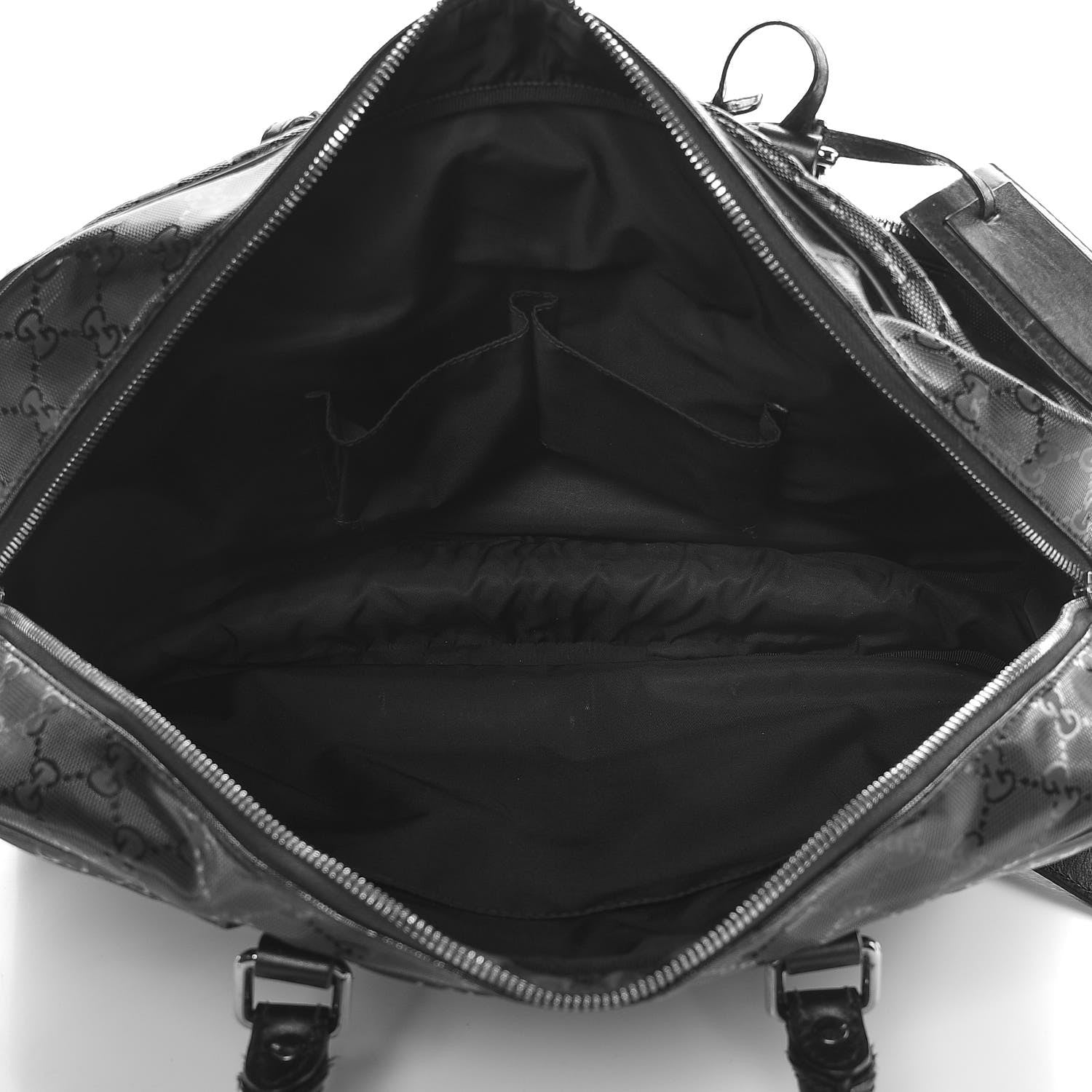 Gucci Imprime Monogram Medium Travel Bag Black 6 of 25