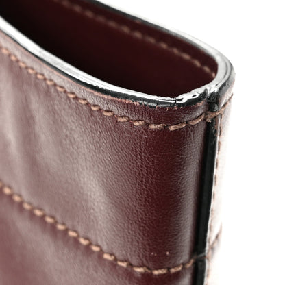 Miu Miu Vitello Soft Shopping Tote Burgundy 13 of 15