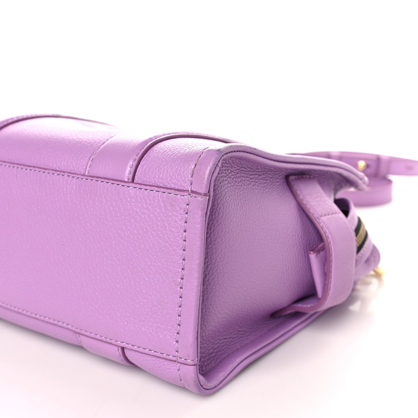 Grained Calfskin Small The Tote Bag Regal Orchid