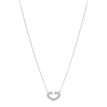Cartier 18K White Gold Medium Hearts and Symbols Necklace 1 of 5