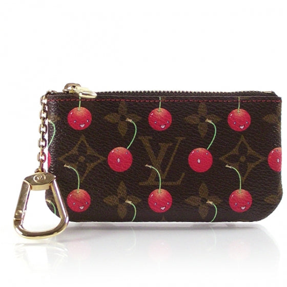 Louis Vuitton Cherry Monogram Cerises Key Cles Change Purse 1 of 7
