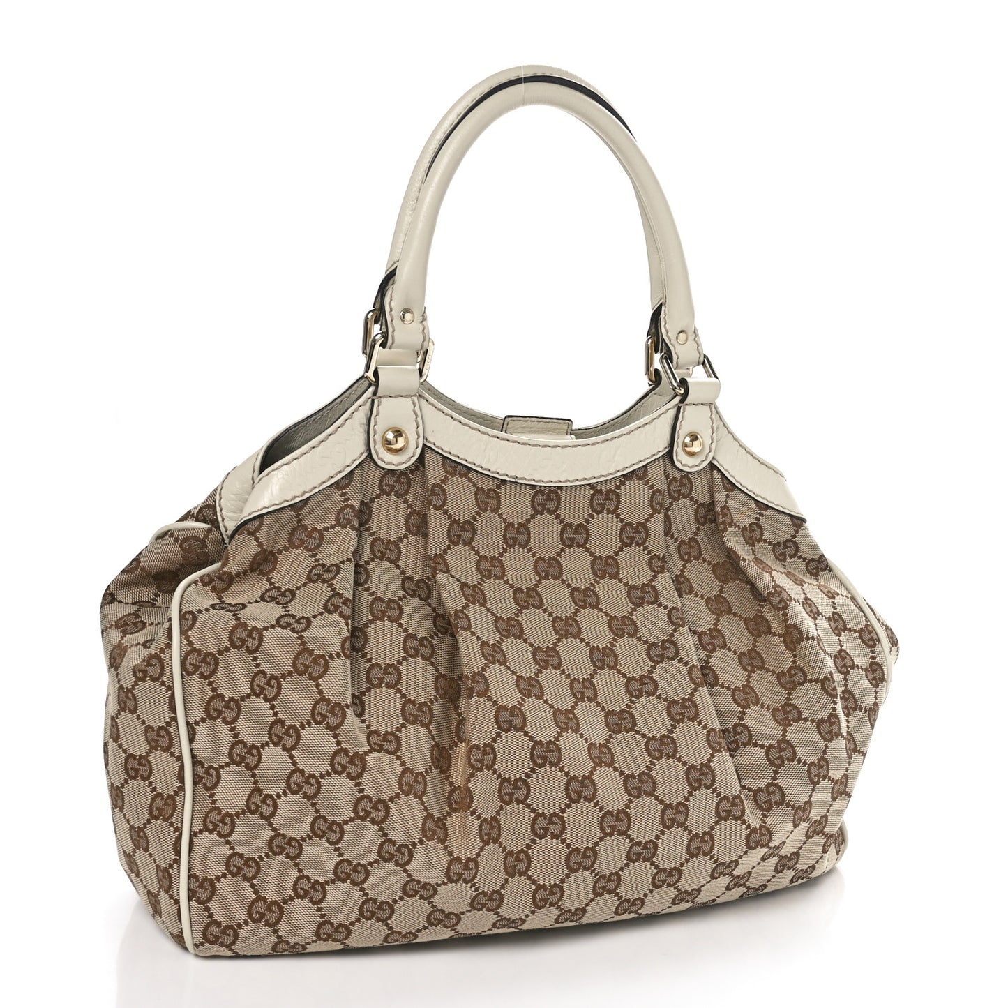 Monogram Medium Sukey Tote Off White