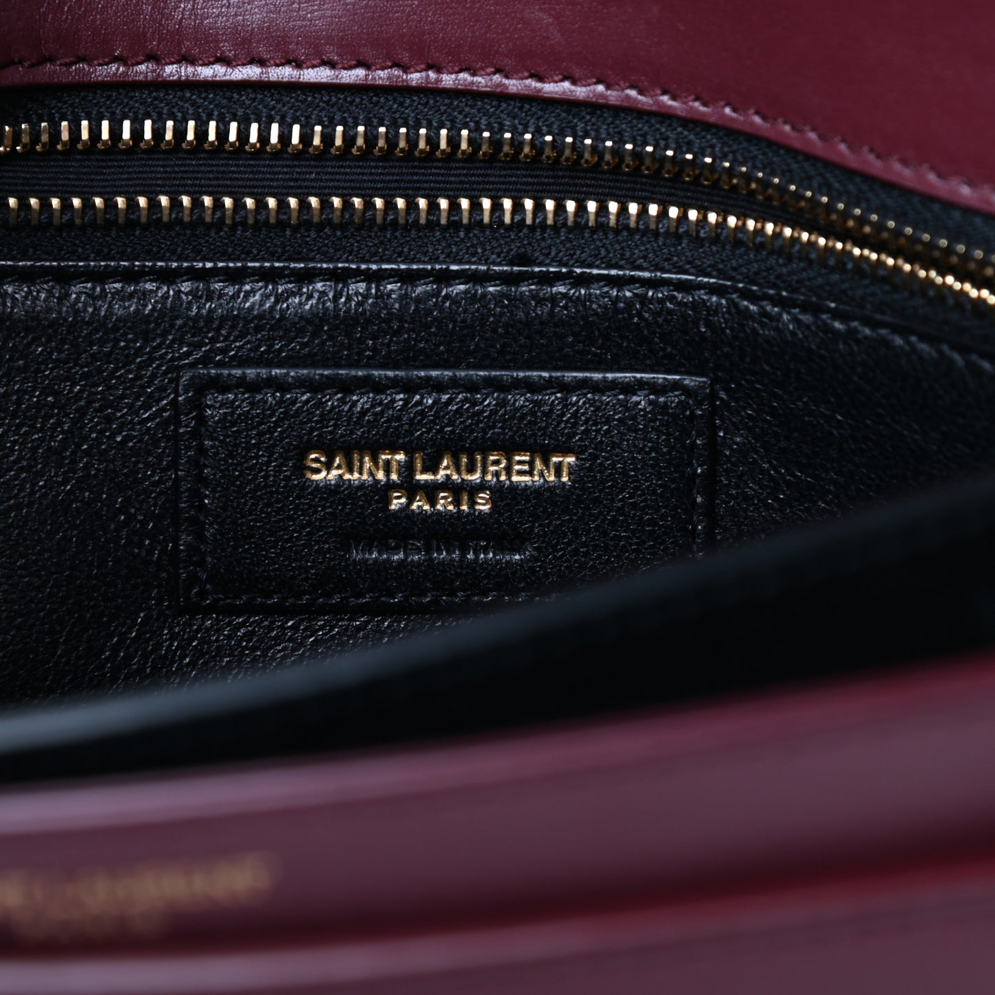 Smooth Calfskin Monogram Cassandra Clasp Bag Rouge Legion