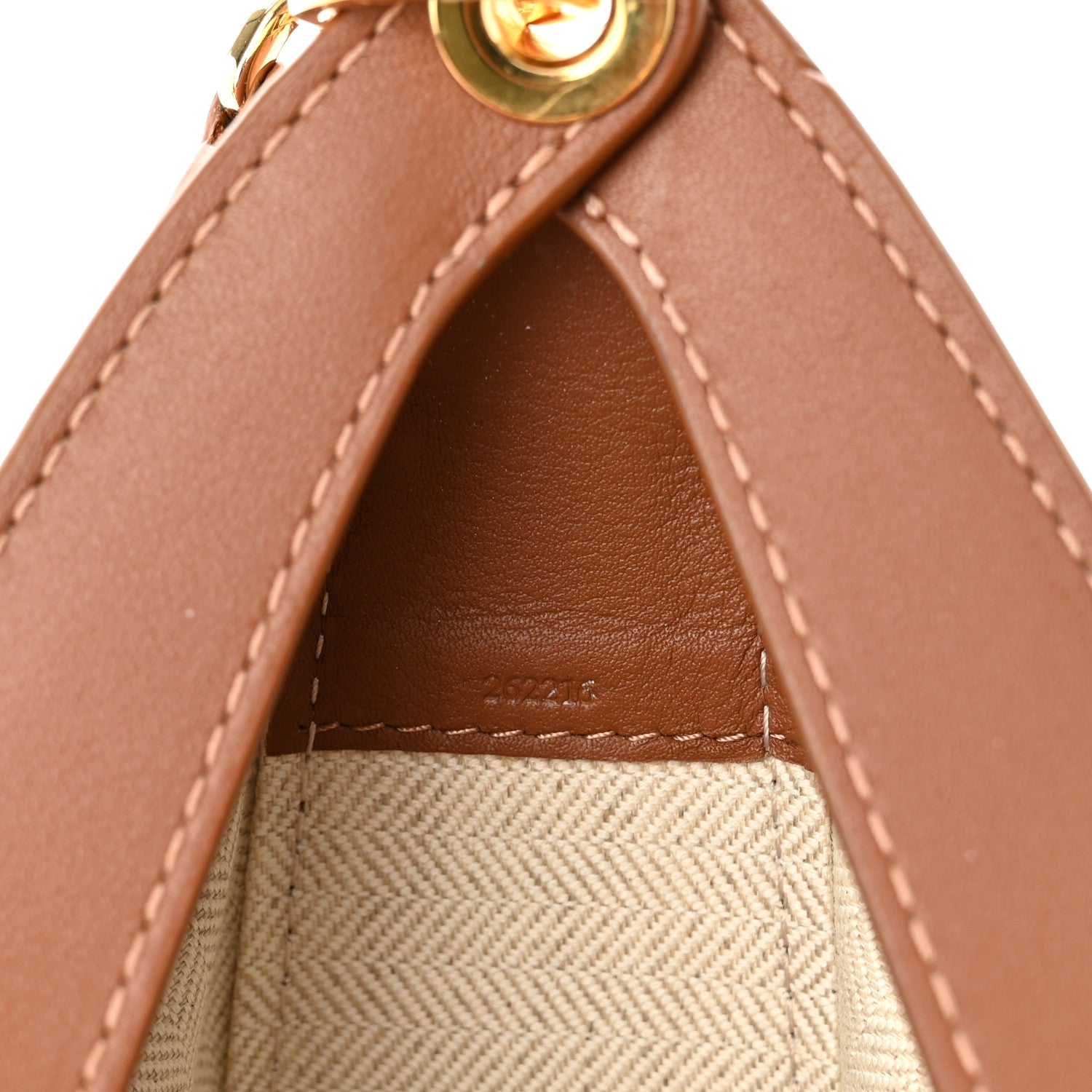 Loewe Jacquard Anagram Calfskin Small Luna Bag Tan Pecan 7 of 10