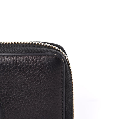 Gucci Pebbled Calfskin Medium Soho Zip Around Wallet Black 13 of 13