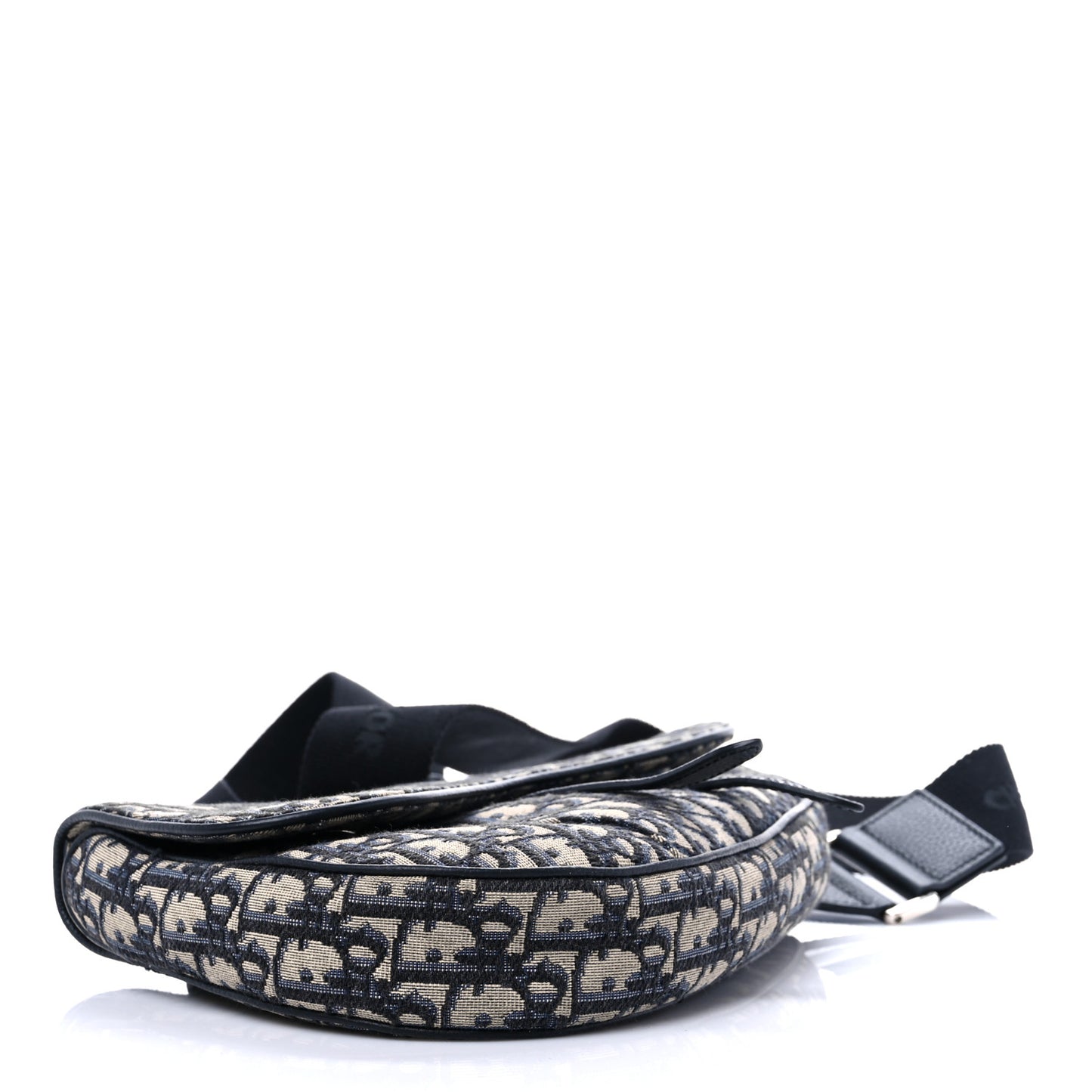 Oblique Mens Saddle Bag Blue