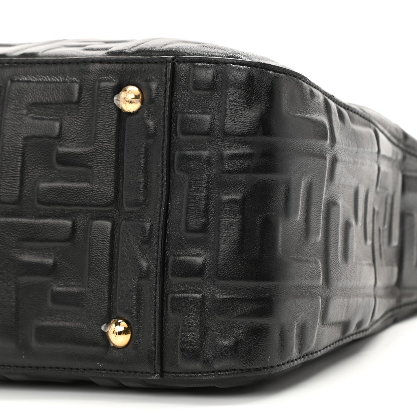 Nappa FF 1974 Embossed Medium FF Tote Black