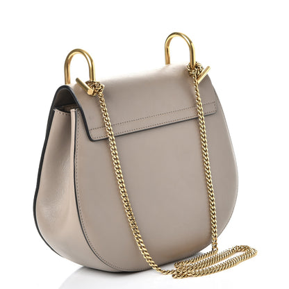 Chloe Suede Calfskin Rainbow Patchwork Drew Shoulder Bag Motty Grey 3 of 7