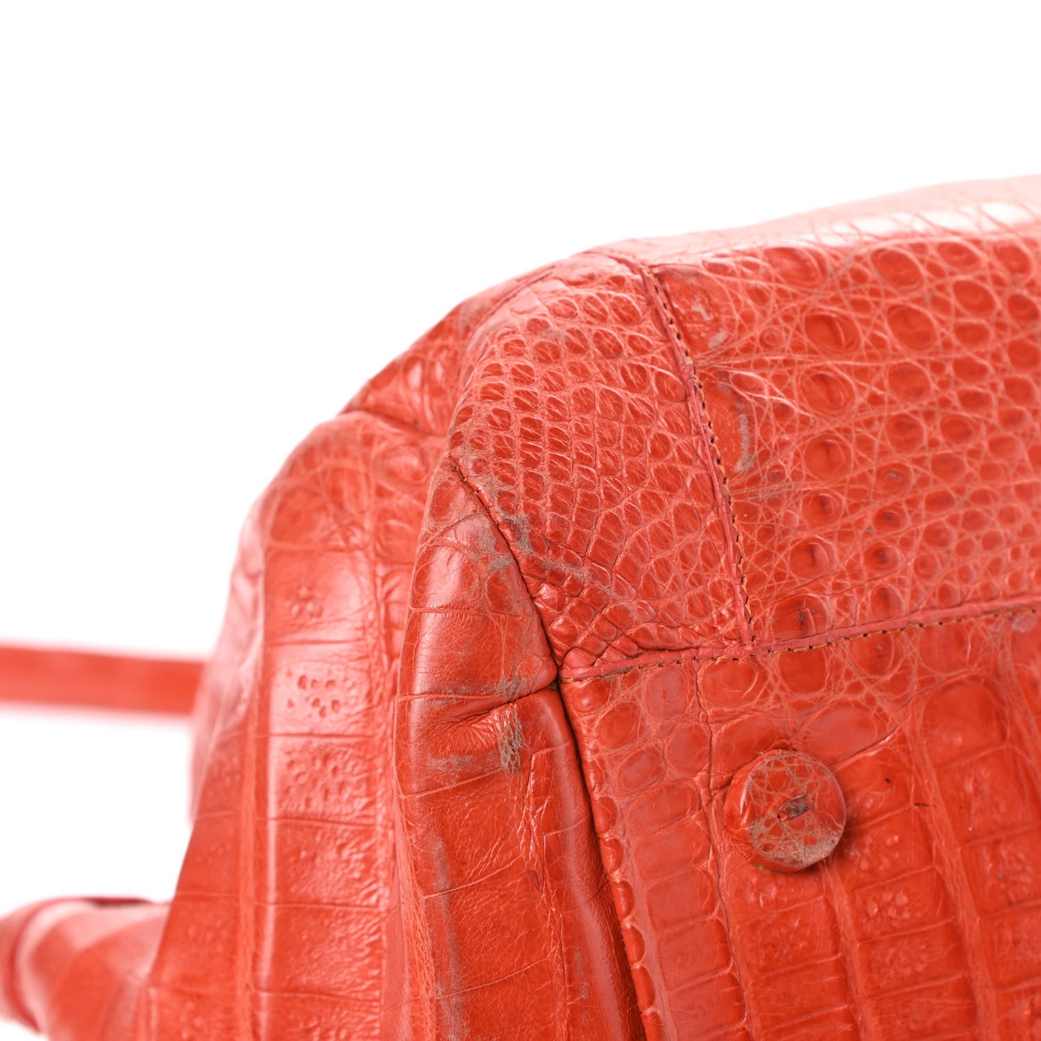 Nancy Gonzalez Crocodile Cristina Satchel Orange 13 of 20