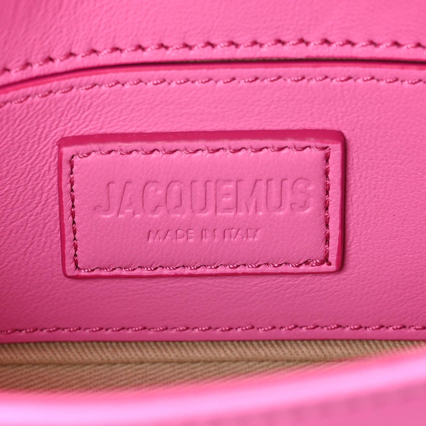 Padded Lambskin Le Petit Bambimou Neon Pink