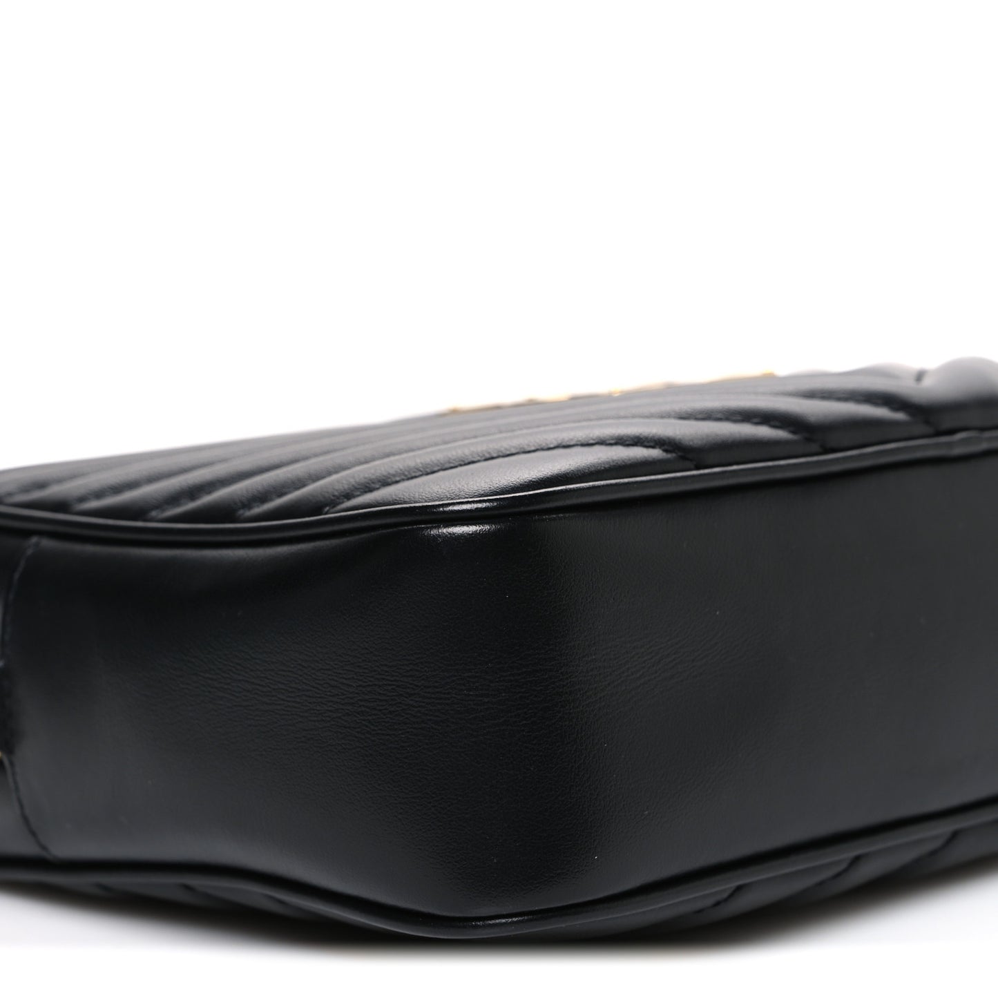Calfskin Matelasse Monogram Lou Camera Bag Black