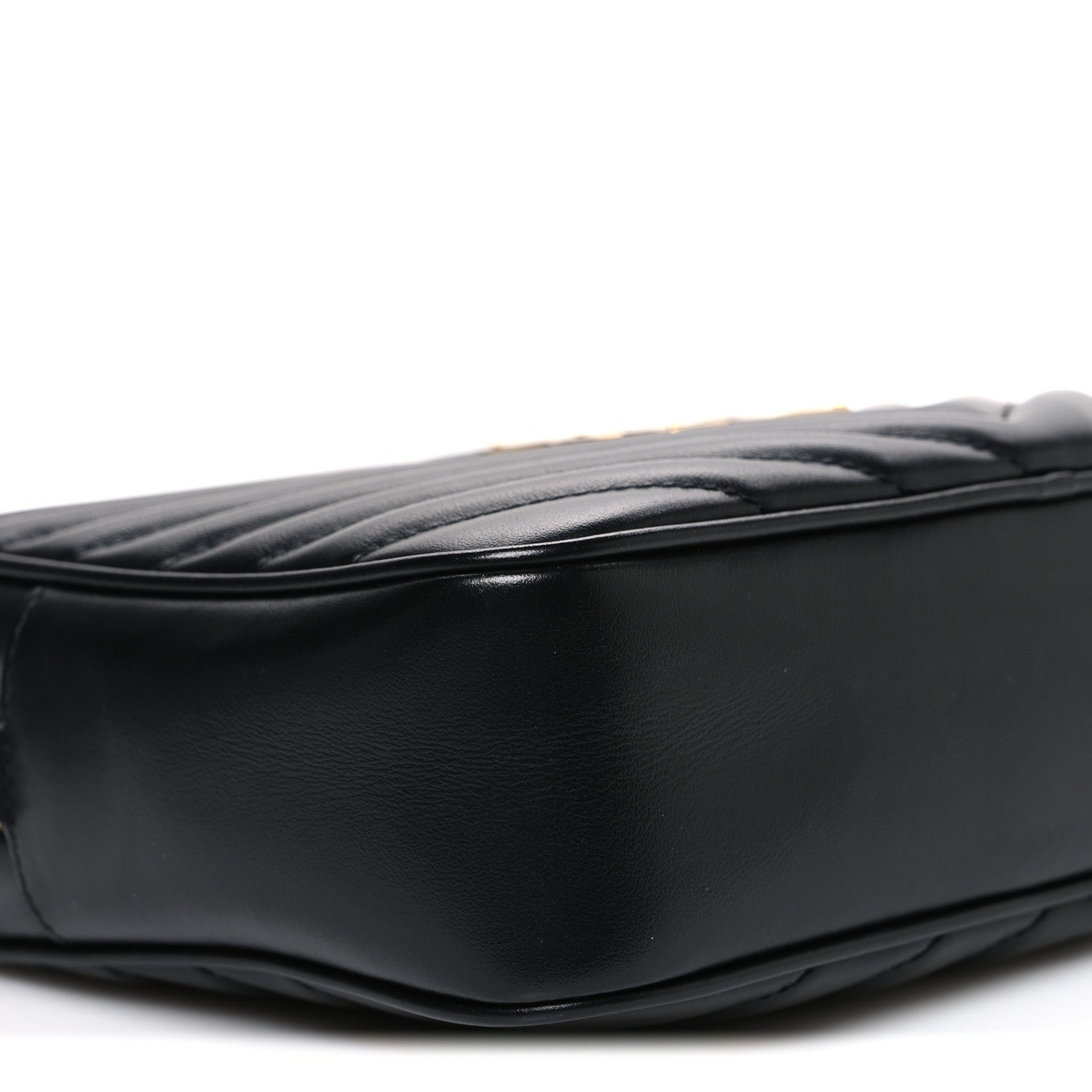 Saint Laurent Calfskin Matelasse Monogram Lou Camera Bag Black 9 of 10