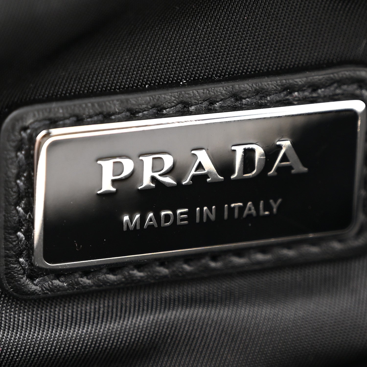 Prada Re-Nylon Tessuto Zipped Triangle Crossbody Bag Black 6 of 9