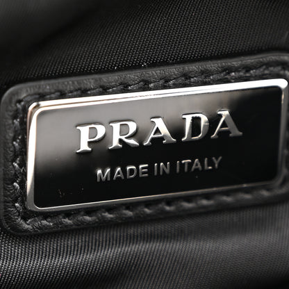 Prada Re-Nylon Tessuto Zipped Triangle Crossbody Bag Black 6 of 9