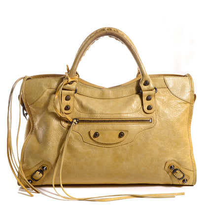 Balenciaga Agneau Classic Hardware City Moutarde 1 of 12