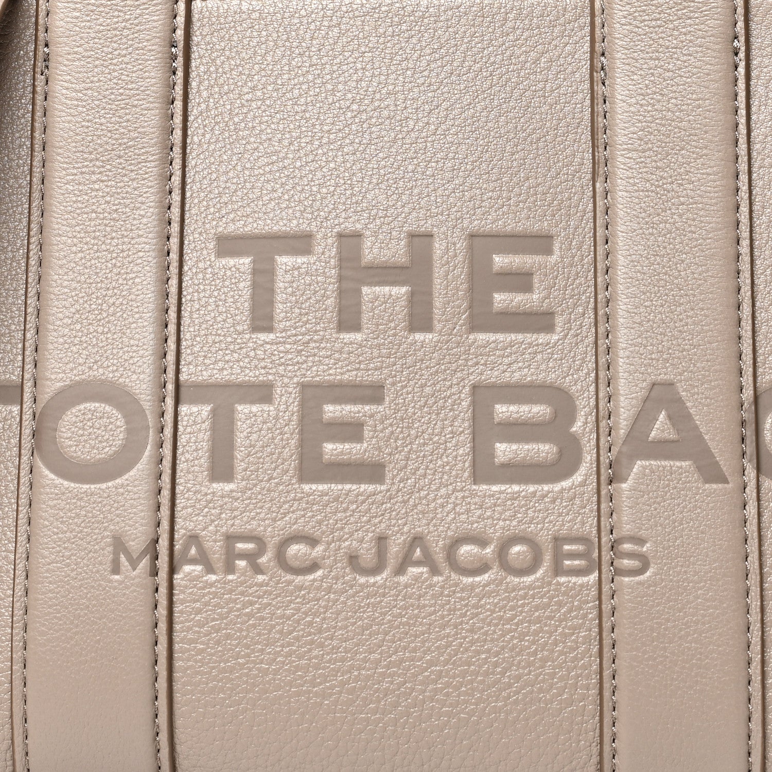 Marc Jacobs Grained Calfskin Small The Tote Bag Taupe 9 of 12