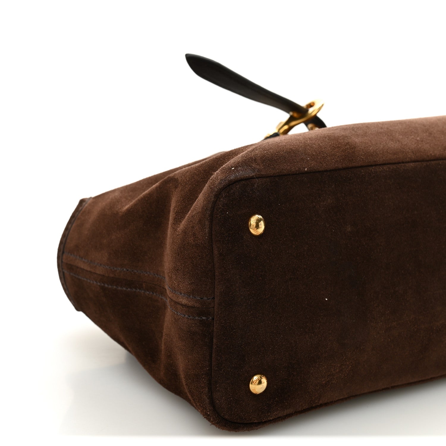 Miu Miu Camoscio Large Aventure Bag Moro 8 of 9