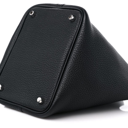 Hermes Taurillon Clemence Picotin Lock 18 PM Black 9 of 9