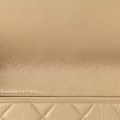 Chanel Lambskin Quilted Medium Double Sided Flap Beige 13 of 26