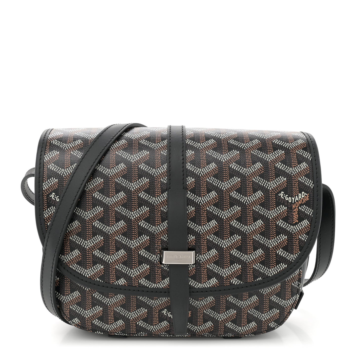 Goyardine Belvedere II PM Messenger Bag Black