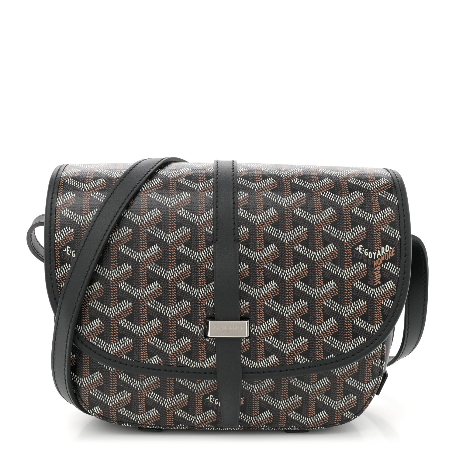 Goyard Goyardine Belvedere II PM Messenger Bag Black 1 of 11