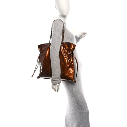 Chanel Patent Bonbons Shopper Tote Bronze 2 of 10
