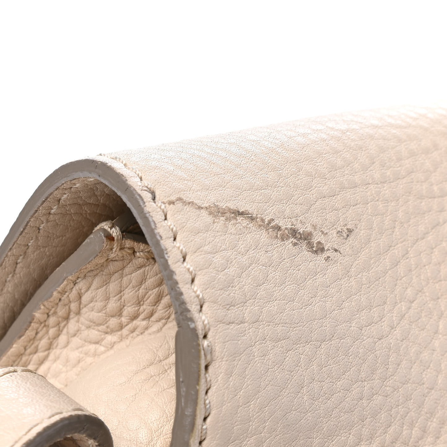 Calfskin Mini Marcie Round Crossbody Bag Abstract White