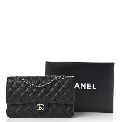 Chanel Caviar Quilted Medium Double Flap Black 12 of 12