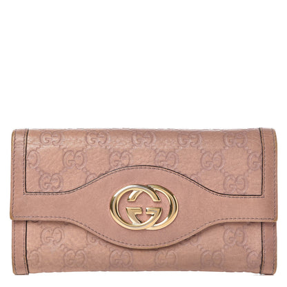 Gucci Guccissima Sukey Continental Wallet Pink 1 of 8
