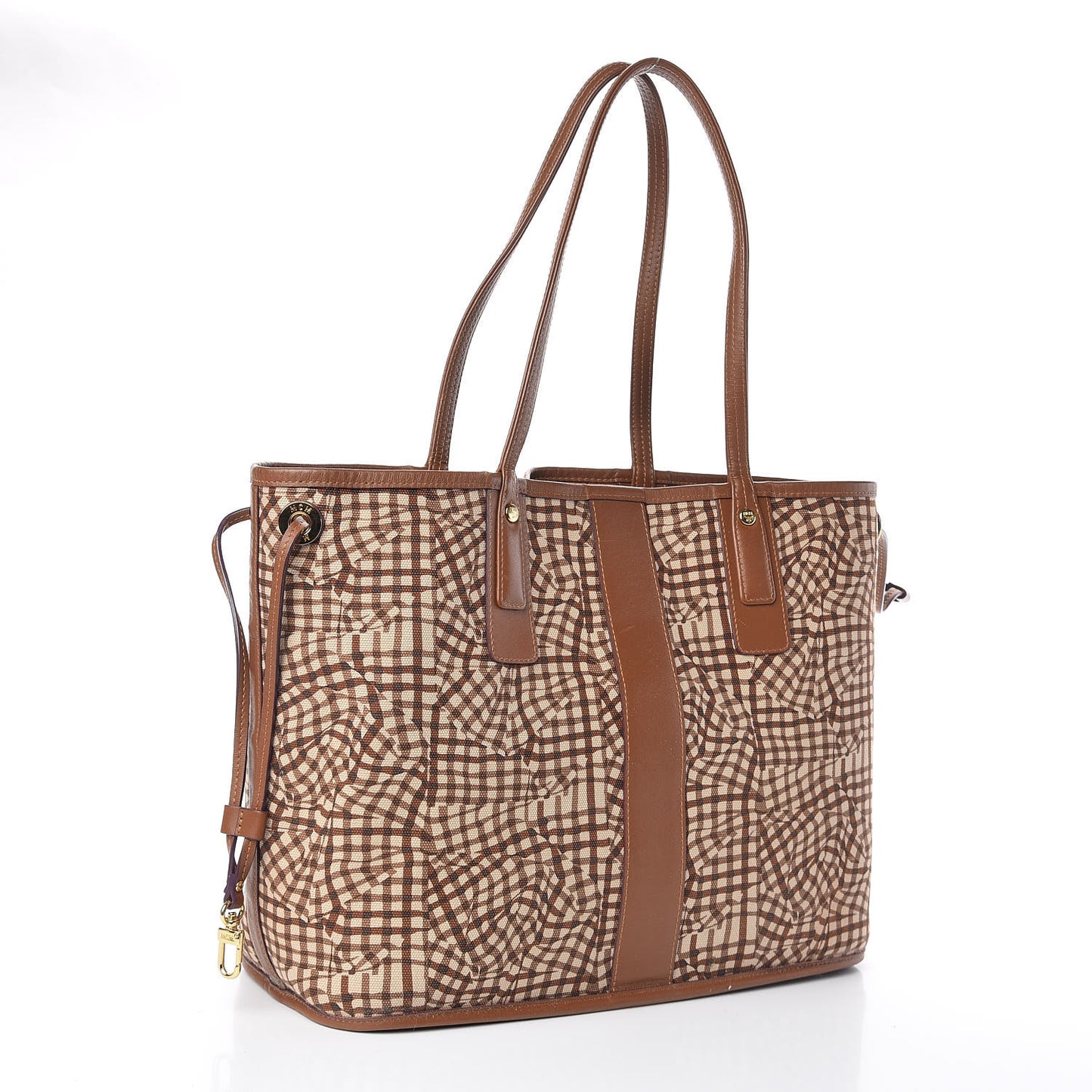 Visetos Medium Liz Reversible Shopper Tote Cognac